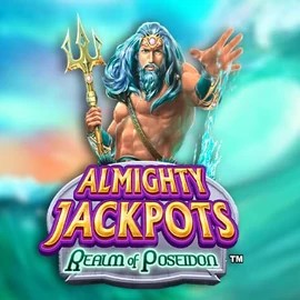 Almighty Jackpots – Realm of Poseidon game by Novomatic – logo hosted on Fatbet Casino