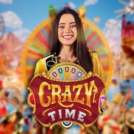 Crazy Time slot icon by Evolution, available at Fatbet Casino