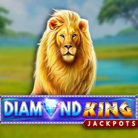 Official Jackpots logo: Diamond King Jackpots by SpinPlay Games at Fatbet Casino