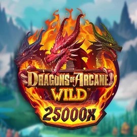 Official Slots logo: Dragons of Arcane Wild by Foxium at Fatbet Casino