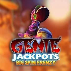 Genie Jackpots: Big Spin Frenzy slot logo by Blueprint Gaming at Fatbet Casino