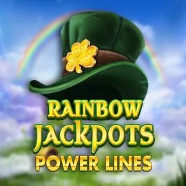 Rainbow Jackpots Power Lines slot logo by Red Tiger Gaming at Fatbet Casino