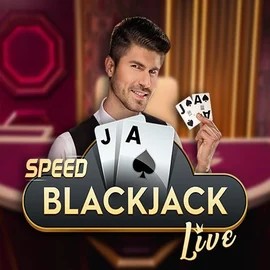 Speed Blackjack slot logo by Pragmatic Play at Fatbet Casino